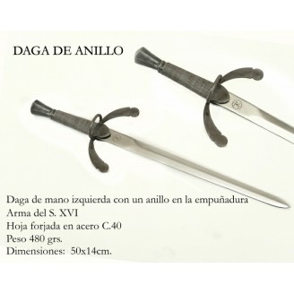 RING DAGGER SIGLO XVI